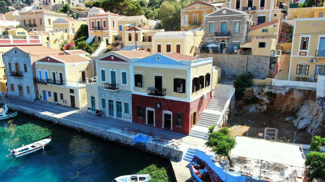 Villa Moschos Mansion Sými Esterno foto
